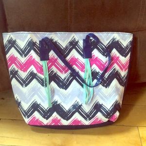 Chevron Beach Tote